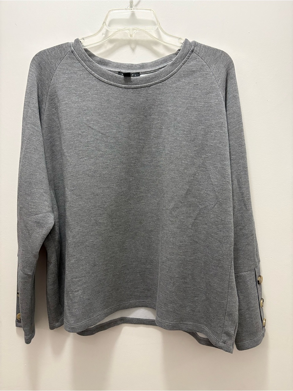 Tribal Gray V-Neck Sweatshirt